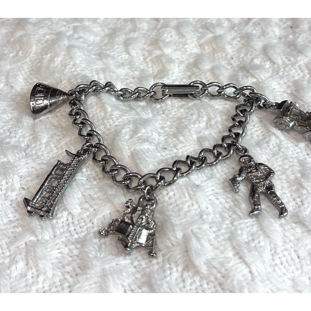 VTG Neil Armstrong charm bracelet Space Apollo Moon Landing NASA Rover